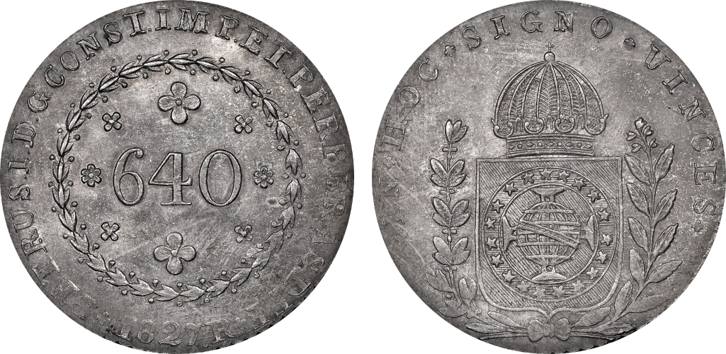 Imagem da data 1827 - 28 tulipas - Florões laterais verticais.