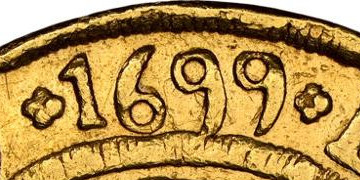 Variante 1699/7 4000 Réis D. Pedro II