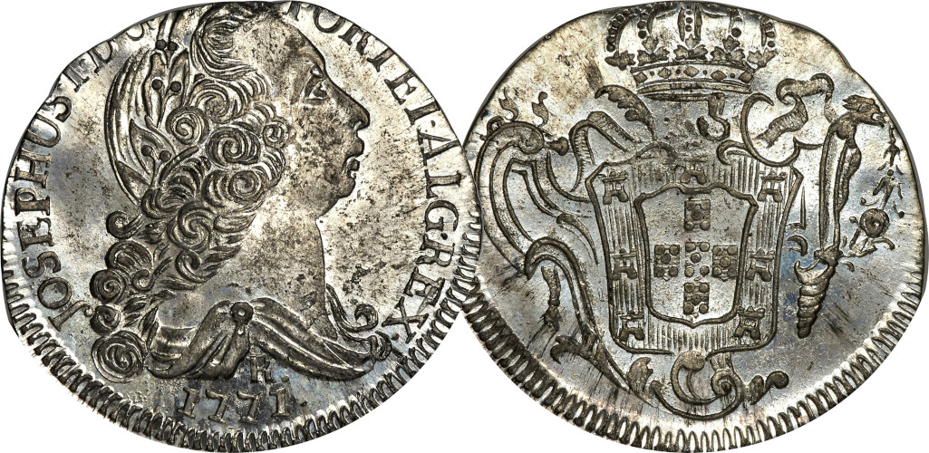 Prova 1771 Prova em prata 6400 Réis D. José I