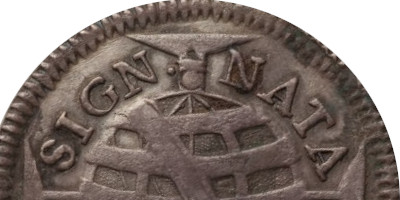 Variante 1695 Legenda Deslocada 320 Réis D. Pedro II