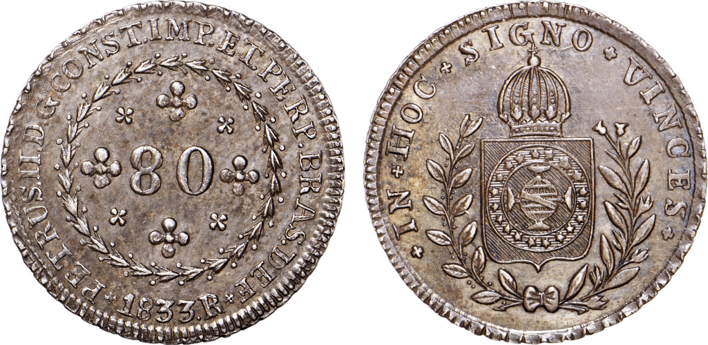 D. Pedro II 80 Réis