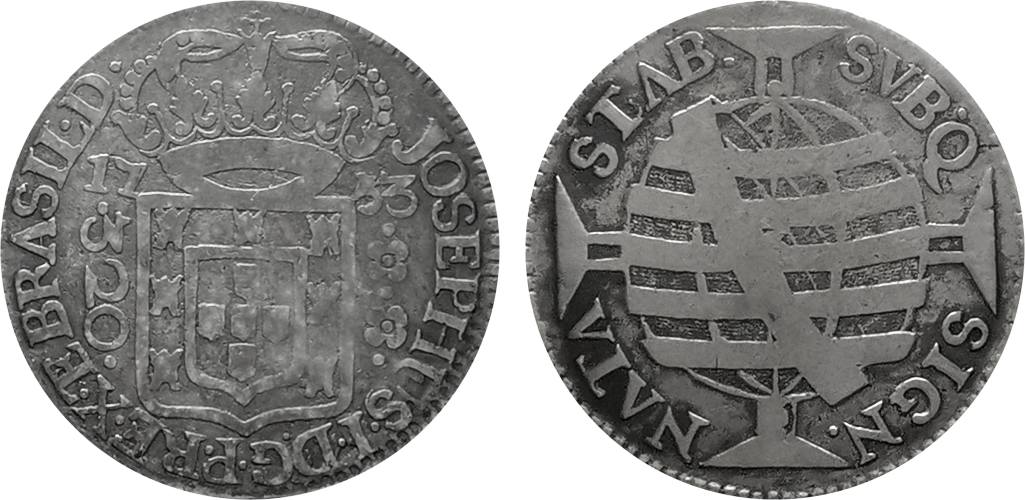 Imagem da data 1753 – P • REX • E • BRASIL • D •