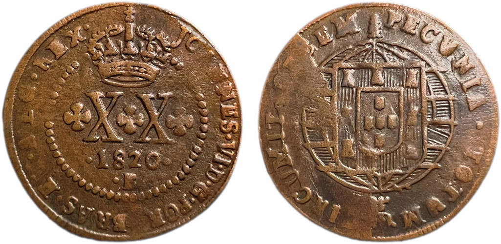 D. João VI 20 Réis