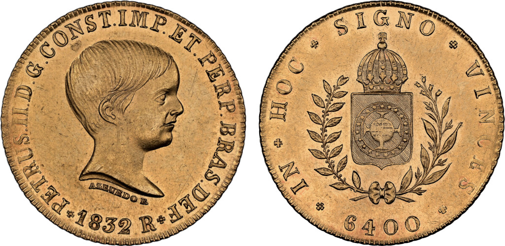 D. Pedro II 6400 Réis