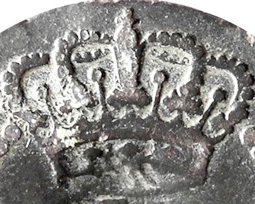 Variante 1786 Coroa Escassa 5 Réis Maria I