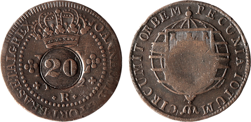 D. Pedro II 20 Réis