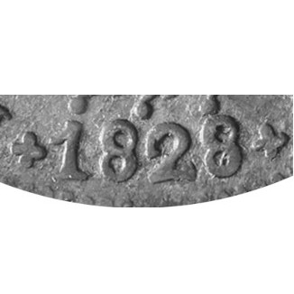 Variante 1828/7 37 ½ Réis D. Pedro I