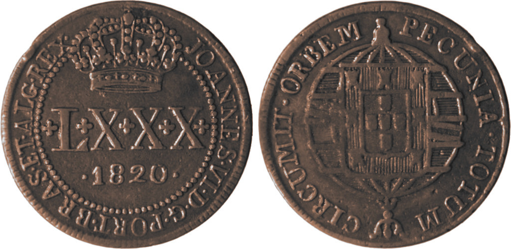 D. João VI 80 Réis