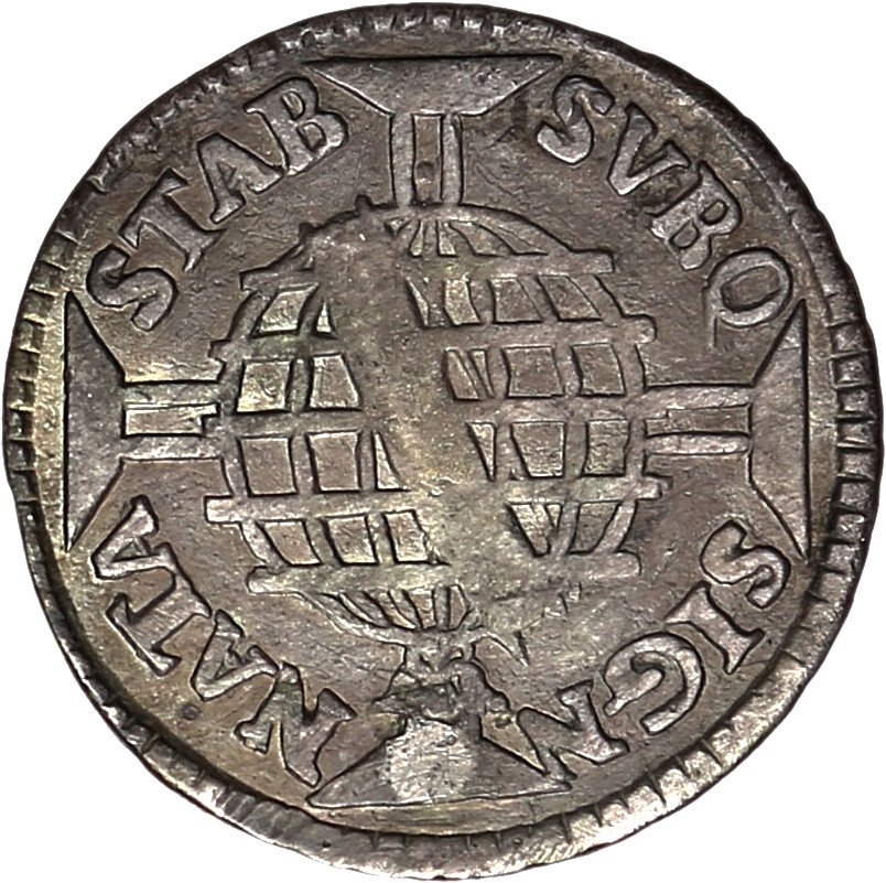 Variante 1768 Reverso Sem Pontuação 80 Réis D. José I