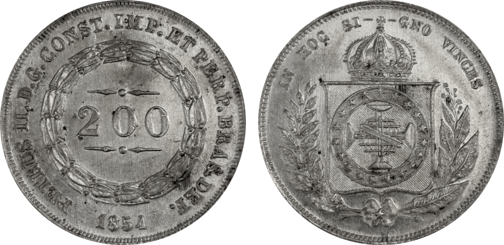 Imagem da data 1854 - Coroa de espinhos.