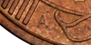 Variante 2019 Letra A 5 Centavos 