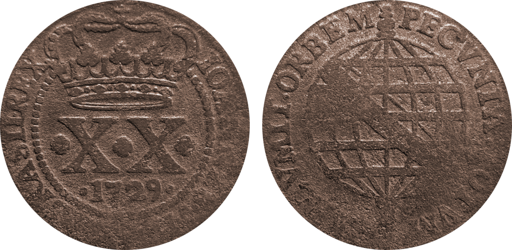 Imagem da data 1729 - 55 pérolas - PECVNIA sem letra B