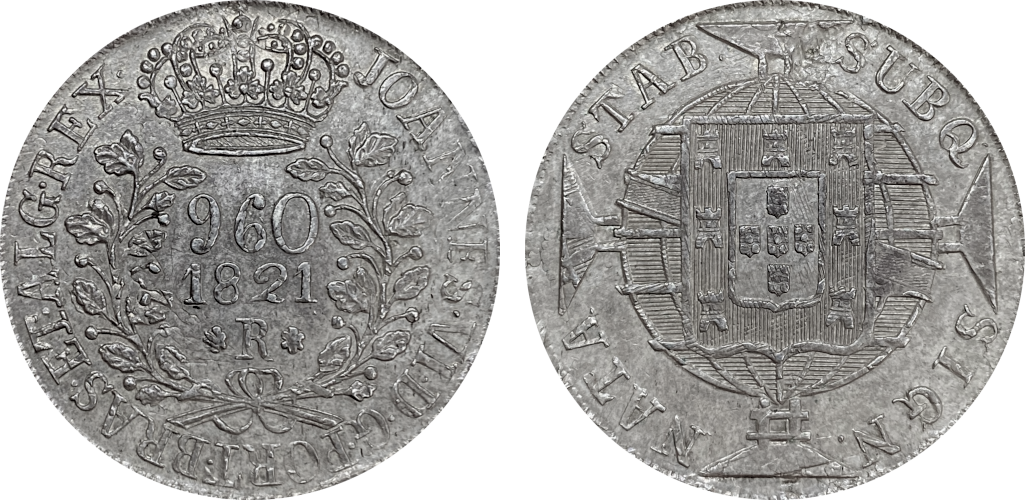 Imagem da data 1821 - 9 frutos ramo no direito.