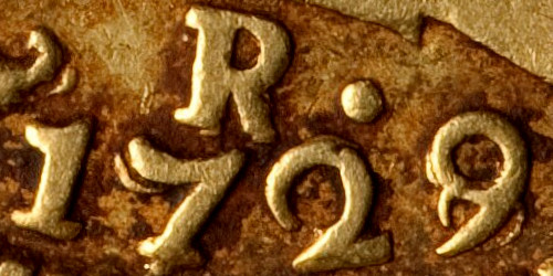 Variante 1729/8 6400 Réis D. João V