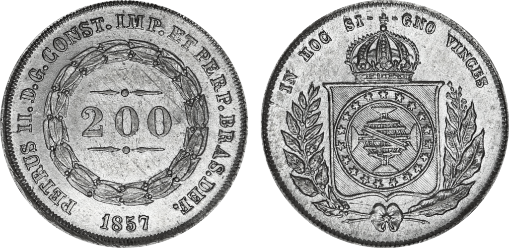 Imagem da data 1857 - Coroa de chamas.