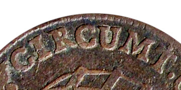 Variante 1731 CIRCUMT 20 Réis D. João V