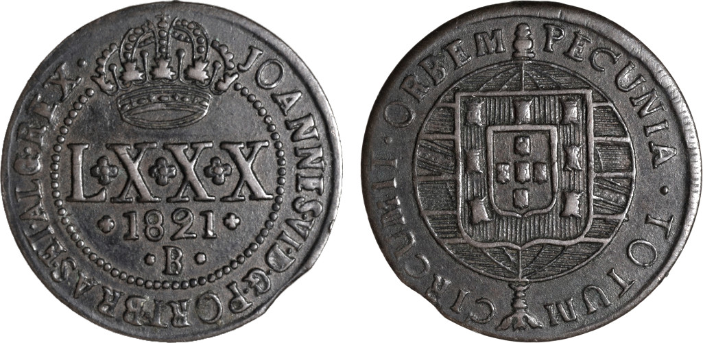 D. João VI 80 Réis