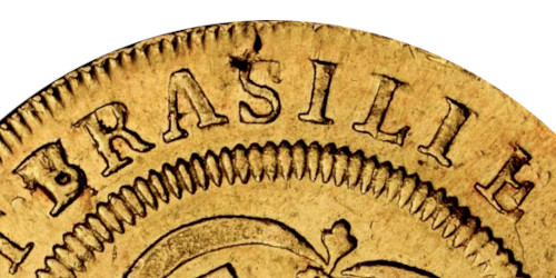 Variante 1809 BRASILIE 4000 Réis D. João PR