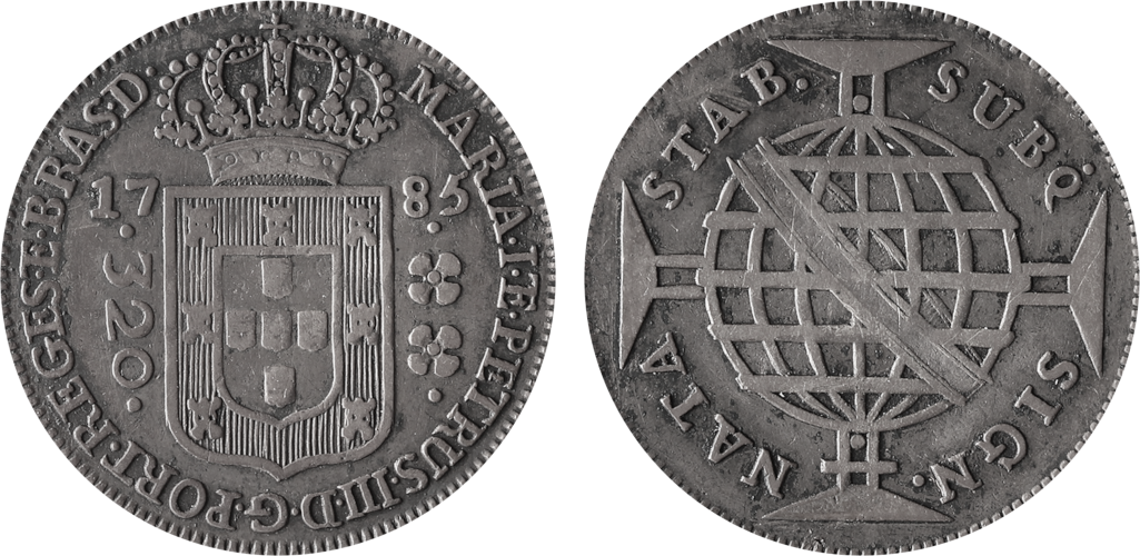 Imagem da data 1785 - Florões oblíquos