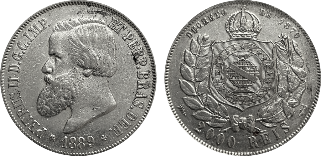 Imagem da data 1889 - Lóbulo duplo.