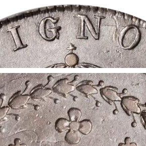 Variante 1823 IGNO 29 Tulipas 960 Réis D. Pedro I