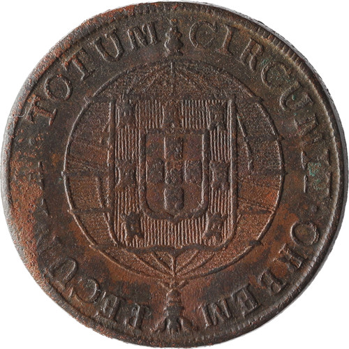 Variante 1821 Legenda Deslocada 80 Réis D. João VI