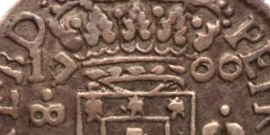 Variante 1700/699 80 Réis D. Pedro II