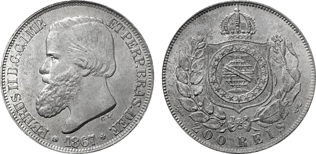 Imagem da data 1867 - Ramo de café quase solto.