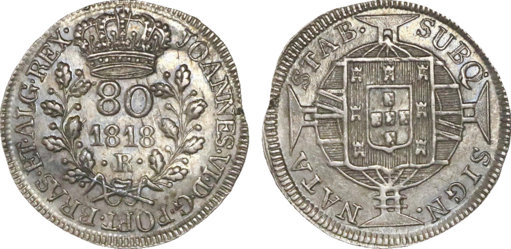 D. João VI 80 Réis