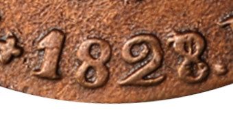 Variante 1828/7 40 Réis D. Pedro I