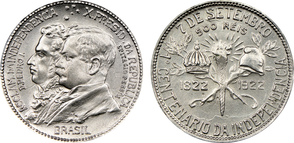 Prova Prova em níquel 500 Réis 