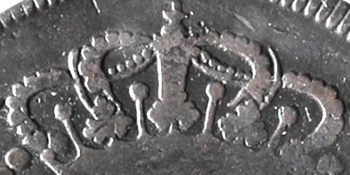 Variante 1790 Coroa Escassa 10 Réis Maria I