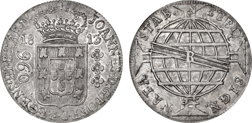 Imagem da data 1813 - Valor e florões sem pontos