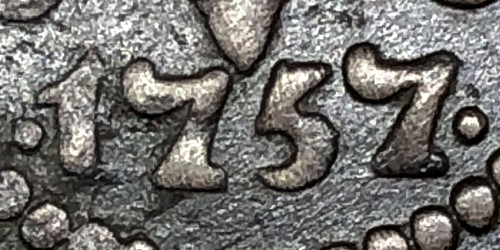 Variante 1757 5 Réis D. José I