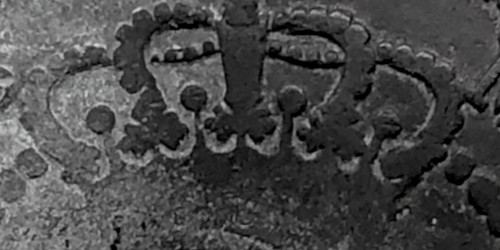 Variante 1785 Coroa Escassa 10 Réis Maria I e Pedro III