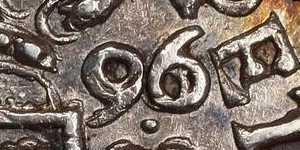 Variante 1696/5 160 Réis D. Pedro II