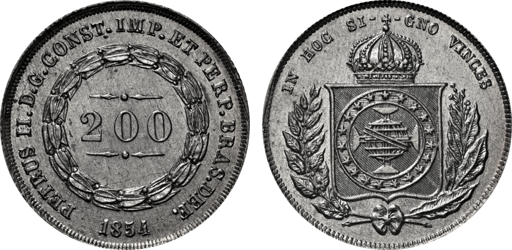 Imagem da data 1854 - Coroa de pérolas.