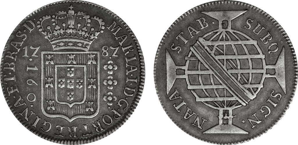 Imagem da data 1787 - Florões com âmago.