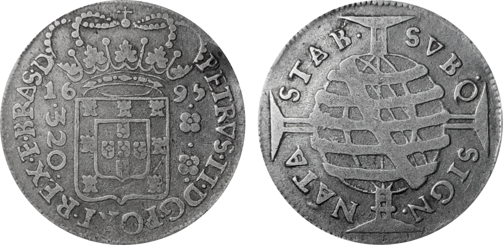 Imagem da data 1695 – DG • PORT • REX • E • BRAS • D