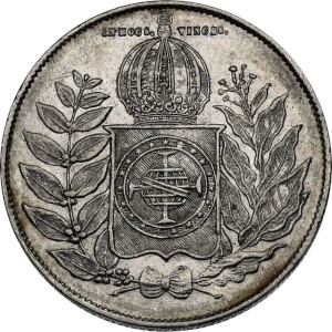 Variante Escudo 1 500 Réis D. Pedro II