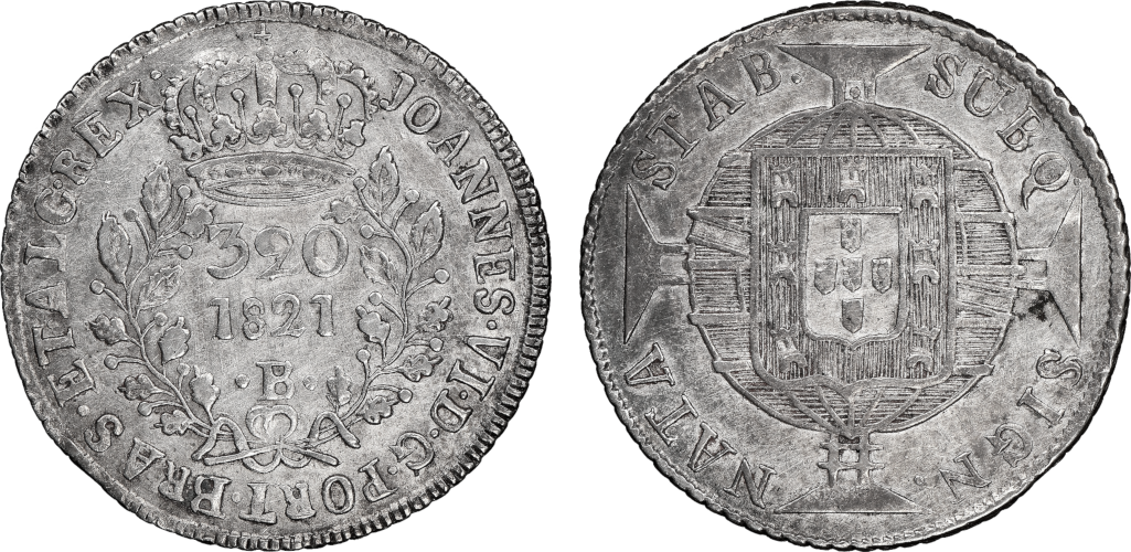 Imagem da data 1821 - Reverso do Rio.