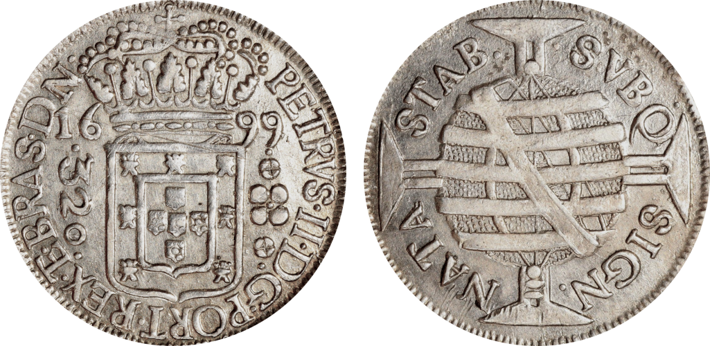 Imagem da data 1699 – Florões superior e inferior sem âmago.