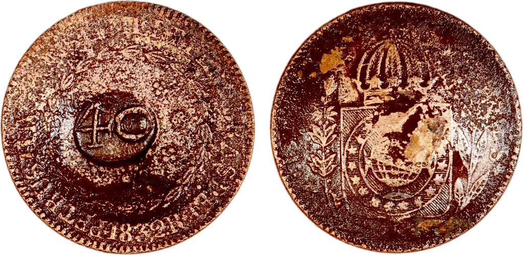 D. Pedro II 40 Réis