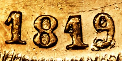 Variante 1819/8 6400 Réis D. João VI