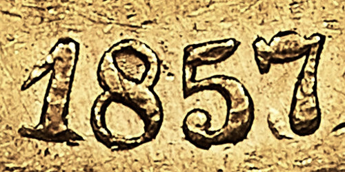 Variante 1857/6 20000 Réis D. Pedro II