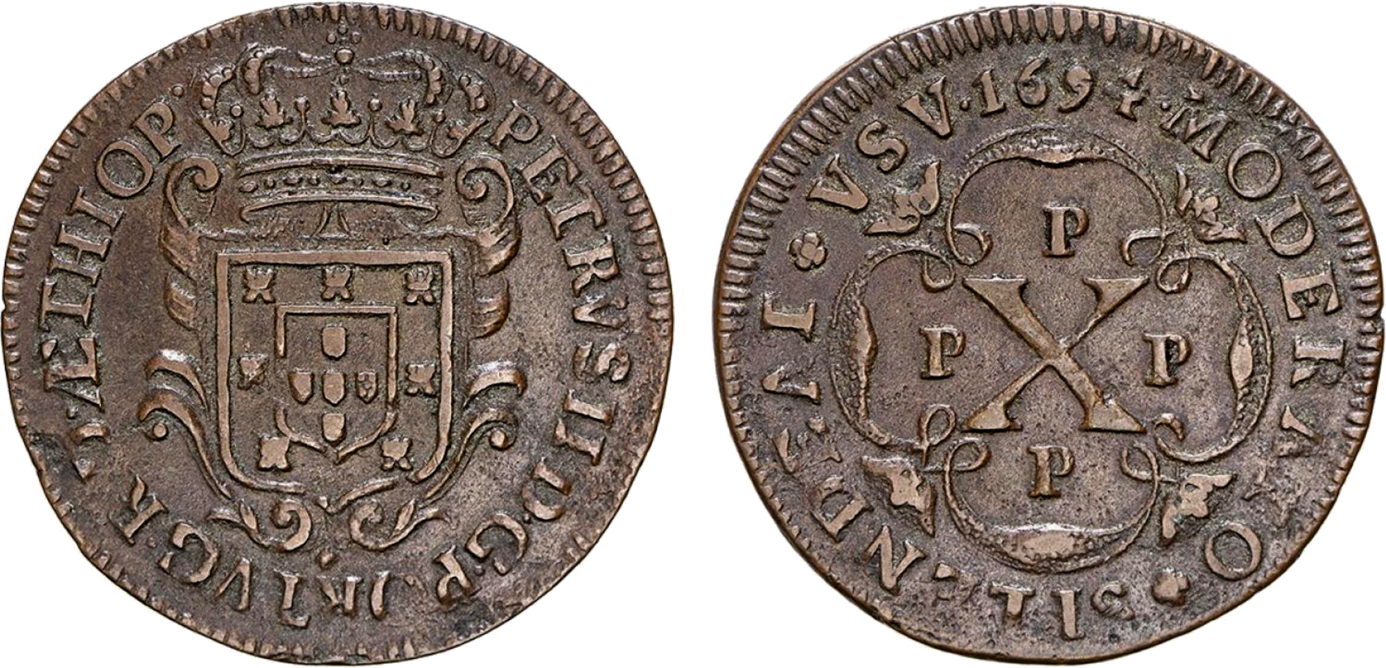 D. Pedro II 10 réis