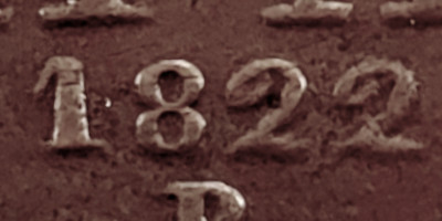 Variante 1822/1 20 Réis D. João VI