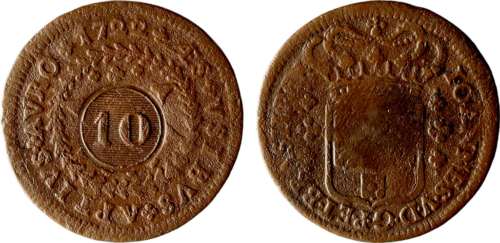 D. Pedro II 10 Réis