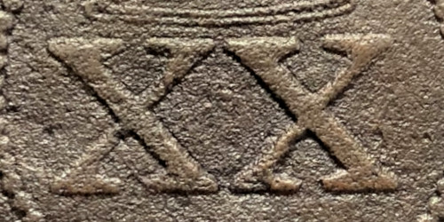 Variante 1715 Valor sem Cruzetas 20 Réis D. João V