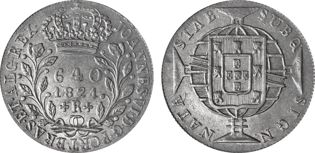 Imagem da data 1821 - Esfera laranja.